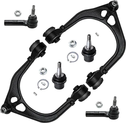 Vista 92 de Detroit Axle - Kit de extremo delantero para Chrysler 300 Dodge Charge 2011-2018 Challenger, 2 brazos de control traseros inferiores, 2 barras