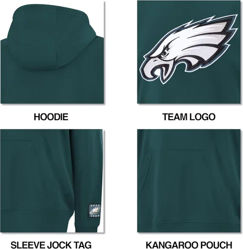 Vista 50 de Ultra Game Youth NFL Official Super Soft Premium Hoodie Sweatshirt