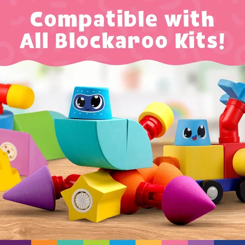 Vista 7 de Blockaroo Bloques de construcción de espuma magnética, juego de 40 piezas