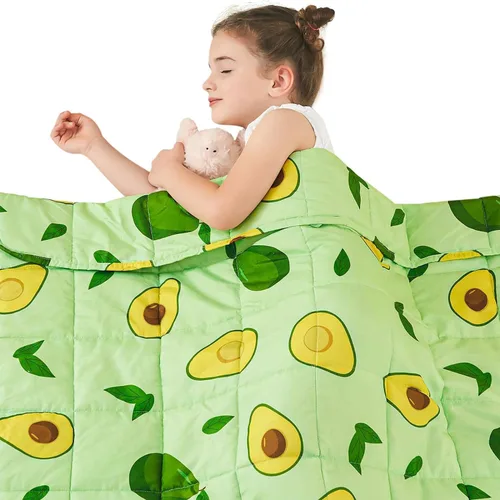 Vista 38 de yescool Black Checkered Weighted Lap Pad 2 Pounds Cooling Weighted Lap Blanket, Plaid Small Weighted Blanket, Weighted Throw Blankets Gifts for