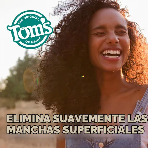 Vista 5 de Tom's of Maine Pasta de dientes con flúor de carbón activado, paquete de 3