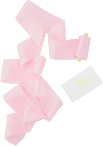 Vista 23 de MEEDEE Cinta de seda azul polvoriento, seda de 2 pulgadas, 5 yardas en carrete, perfecta para manualidades, decoración de bodas, ramos de flores