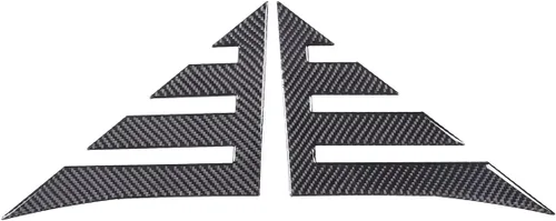 Vista 7 de 2 piezas de calcomanías para panel de hojas laterales de automóvil para Toyota Tundra 2007-2013, accesorios de fibra de carbono real, calcomanía