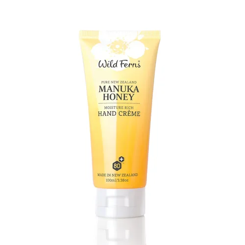 Vista 2 de Wild Ferns Crema de manos rica en humedad con miel de Manuka, 99% natural, 3.4 fl oz