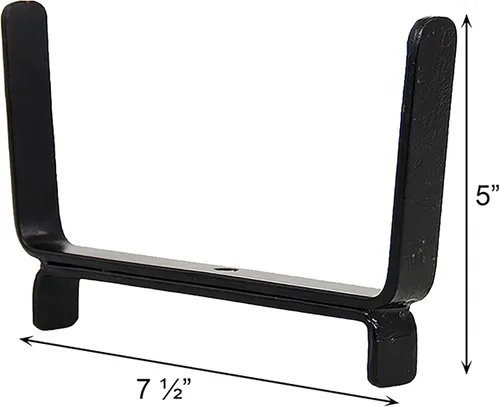 Vista 4 de Achla Designs Soportes de barandilla de cubierta de caja de flores para ventana, para 2 x 4, BGK-13