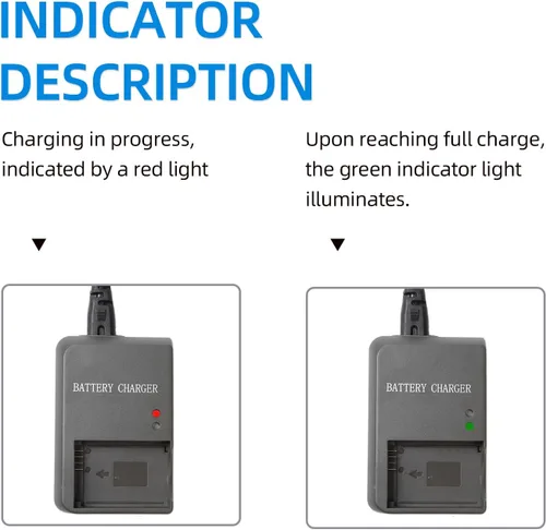 Vista 6 de Cargador de batería NB-7L CB-2LZ - Compatible con Canon PowerShot G10, G11, G12, SX30