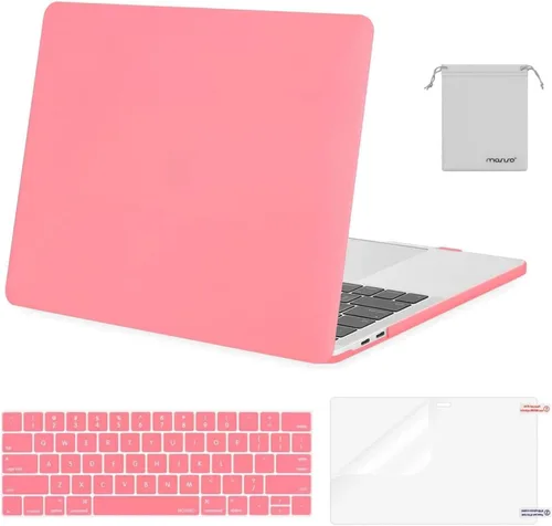 Vista 46 de MOSISO - Funda rígida de plástico con protector para teclado y pantalla, bolsa para MacBook Pro de 13 pulgadas M2 2025/2024/2023/2022-2016, A2338