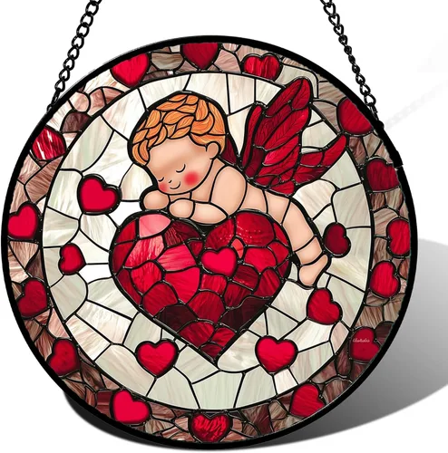 Vista 11 de Colgar para ventana de vitral, conchas de playa coloridas, atrapasoles para puerta, decoración del hogar, atrapasoles oceánicos, Navidad, día