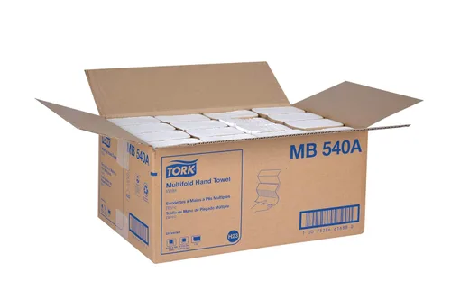 Vista 8 de Tork - Toalla de papel entredoblada H2, universal, 100% fibras recicladas, 16 x 250 toallas, MB540A