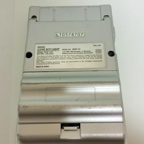 Vista 4 de Game Boy Light, Silver Japan Import