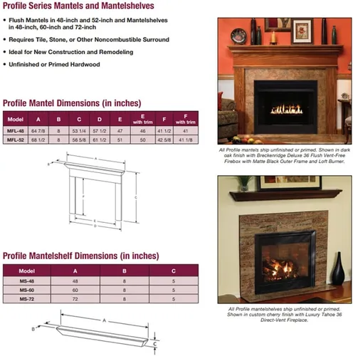 Empire Profile - Mantel, 52, sin terminar (MFL52UH)