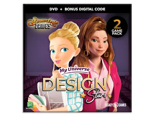 Legacy Games Simulation Games for PC Design Star (2 Game Pack) - PC DVD with Digital Download Codes
