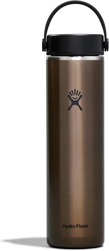 Vista 19 de Hydro Flask 24 Oz Botella de agua ligera de la serie Trail de boca ancha con tapa Flex Tourmaline - Botella de agua para senderismo