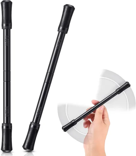 Vista 9 de Outus 2 piezas de bolígrafo giratorio con rodamiento, bolígrafo giratorio para dedos, bolígrafo de juego y trucos con tutorial, no necesita recarga