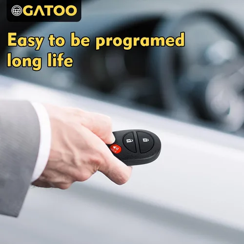 Vista 7 de Llavero compatible con Toyota Tacoma Sienna 2004 2005 2006 2007 2008 2009 2010 2011 2012 2013 2014 2015 2016, Tundra 07-16, Sequoia 08-16 sin llave