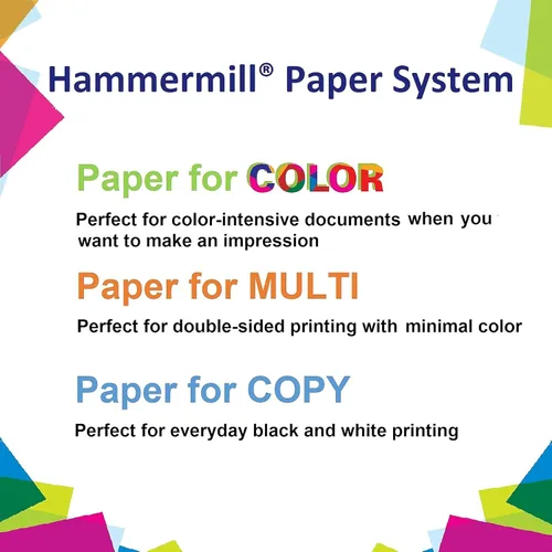 Vista 4 de Hammermill 168030 Papel de color reciclado, 20 libras, 8-1/2 x 11, crema, 500 hojas/resma