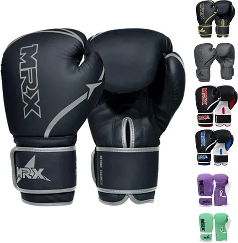 Vista 9 de MRX Guantes de boxeo para entrenamiento de combate, entrenamiento de combate, entrenamiento de combate, entrenamiento de sparring grappling