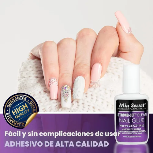 Vista 4 de Mia Secret, Pegamento de uñas con calcio y vitamina E, Cepillo en n.º 335