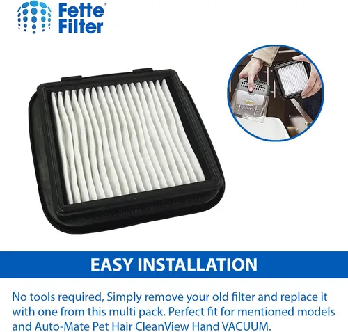 Vista 4 de Fette Filter - Filtro de vacío 97D5 compatible con aspiradora de mano Bissell Serie 33A1 35V4 47R5 Comparar con los números de pieza 2037416