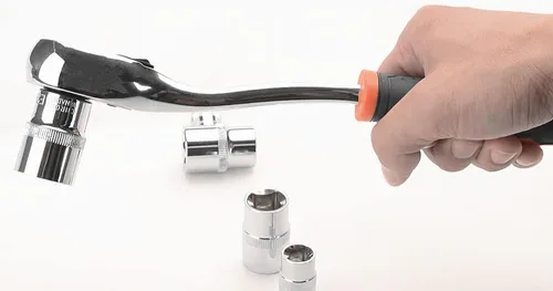 Vista 6 de FLZOSPER E-TORX - Juego de 14 piezas de llaves de vaso de estrella hembra, juego de llaves de torsión E4 - E24, 1/4 pulgadas, 3/8 pulgadas y 1/2