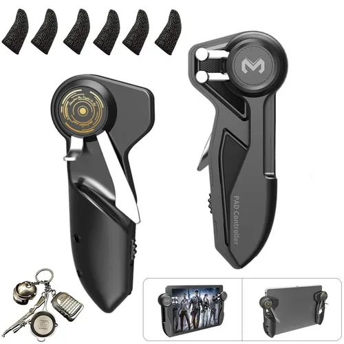 Vista 2 de Mikirini Mobile Game Controller for iPadSamsung Galaxy TabAll Tablets, Hand Grip Gaming Controller with L2R2 Triggers for PUBGKnives OutCall of