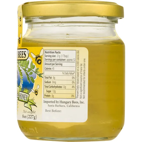 Vista 5 de HUNGARY BEES Miel de acacia salvaje, 8.8 oz