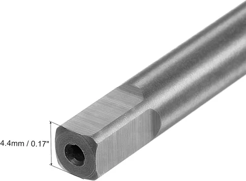 Vista 4 de uxcell Grifo de rosca métrica M7 x 0.5 H2 3.937 in extra largo recto flauta rosca rosca fresadora roscado roscado herramienta de reparación
