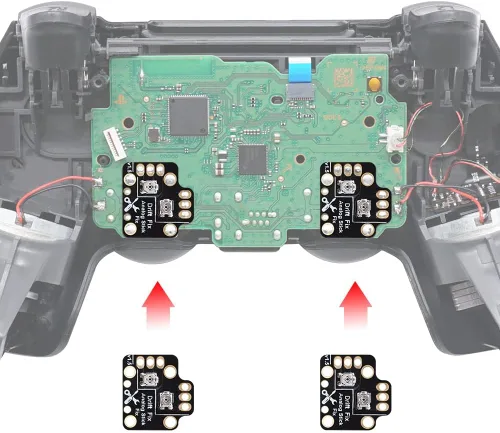 Vista 4 de 2 x Analog Stick Drift Fix Mod Handle Rocker Adjusting Plate Game Handle Joystick Drift Repair Board for PS4 PS5 Xbox One Xbox Series X S Controller