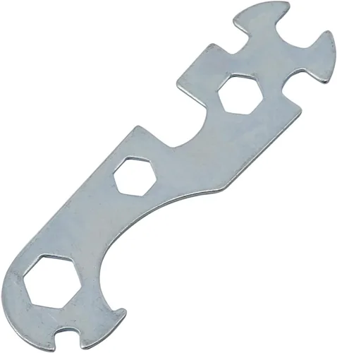 Vista 6 de Llave de montaña de ciclo de bicicleta de múltiples agujeros portátil Herramientas para reparación Llave plana Llave de acero multiherramienta