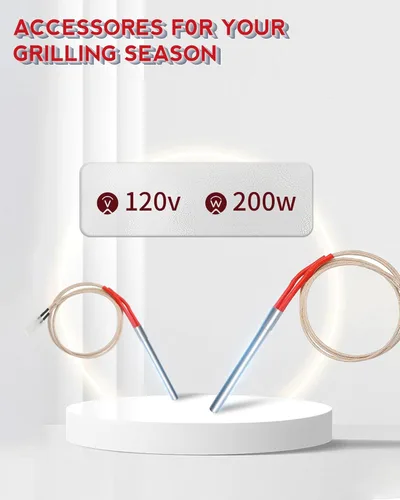 Vista 6 de Reemplazo de encendedor de barra caliente AC para modelos Traeger, Pit Boss, Camp Chef, Z-Grills y Nexgrill Wood Pellet Grill