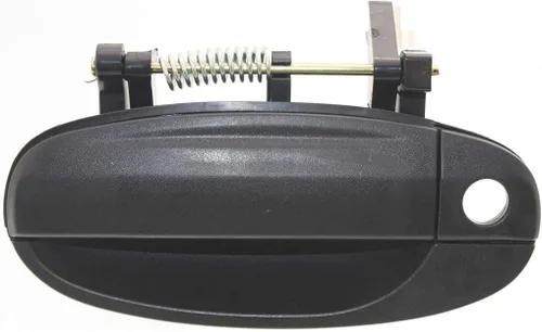 Para Chevy Aveo 2004 05 06 07 2008 Manija de puerta exterior delantera lado del conductor texturizado negro | Con orificio para llave | Recorte: