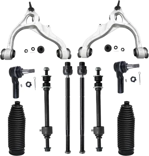 Vista 121 de Detroit Axle - Kit de suspensión frontal de 10 piezas para Dodge Avenger 2008-2014, Chrysler Sebring 2007-2010, 2 brazos de control inferiores, 2
