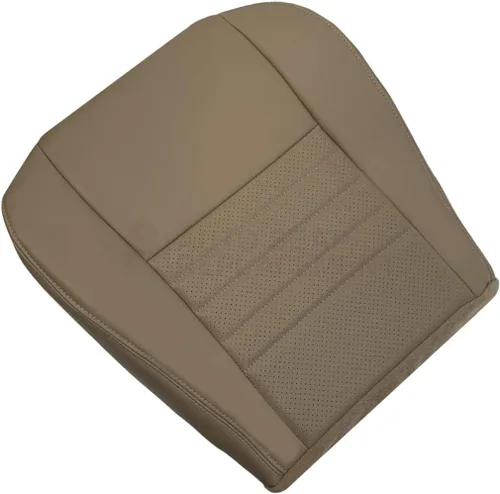 Vista 4 de Auto Seat Replacement, Compatible con fundas de asiento de cuero perforado auténtico convertible de 1999, 2000, 2001, 2002, 2003, 2004, Ford Mustang