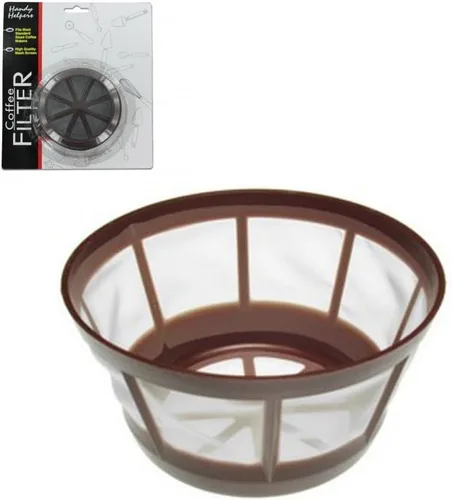 Vista 4 de Universal Permanente Café Filtro Cesta Nylon Malla Reutilizable Cono 8-12 Taza Nuevo