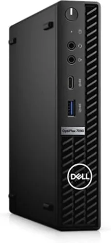 Vista 4 de Dell Optiplex 7090 Micro Desktop Core i5-10500T - Disco duro SSD de 256 GB - 16 GB RAM 6 núcleos @ 3.8 GHz Win 11 Pro Negro