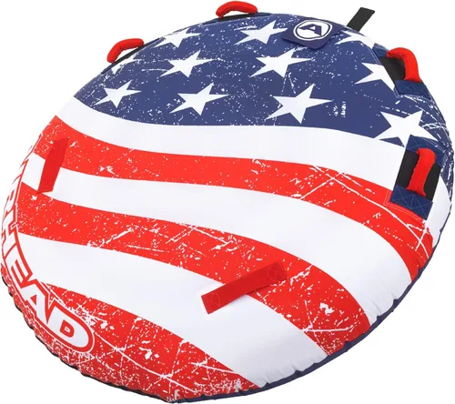Sportsstuff Stars & Stripes | Tubo remolcable para navegación con opciones de 1-4 jinetes