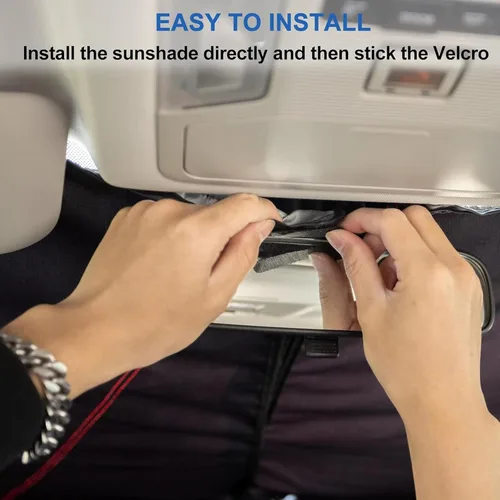 Vista 8 de Parasol para parabrisas para Toyota Rav4 2019-2025, ajuste personalizado, plegable, protector de visera para ventana delantera, bloquea los rayos UV