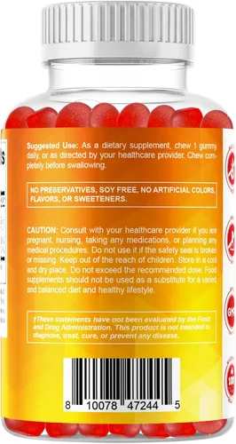 Vista 9 de Vitamatic Gomitas de Vitamina D3 sin Azúcar - 120 Gomitas a Base de Pectina - Gran Sabor - Huesos Saludables, Estado de Ánimo y Función del Sistema