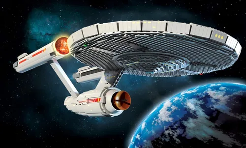 Vista 12 de Set de construcción de colección Star Trek U.S.S. Enterprise NCC-1701 Mega Bloks