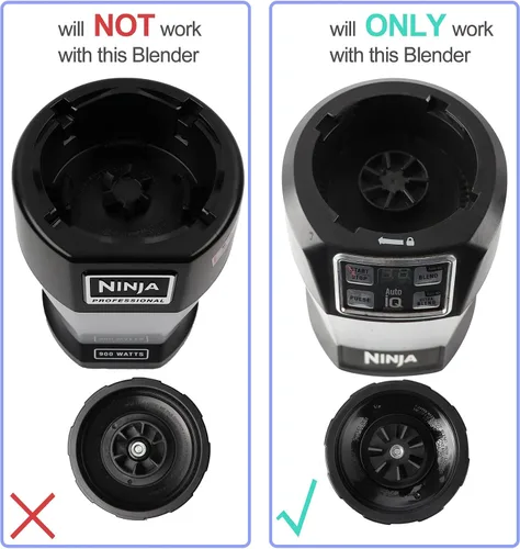 Vista 9 de 1 paquete de conjunto de cuchillas extractoras de 7 aletas para licuadora Ninja, cuchilla para licuadora Ninja, piezas de repuesto compatibles