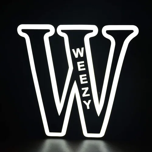 Vista 28 de Luz nocturna LED personalizada, con letra de marquesina, luces de acero, letrero de metal personalizado, luz de pared grabada con nombre