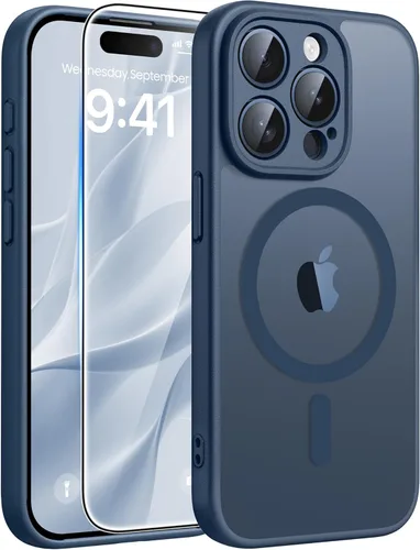 Vista 171 de FNTCASE Funda para iPhone Air: [Compatible con Magsafe] Fundas translúcidas mate con [protección completa de la cámara] [protector de pantalla]