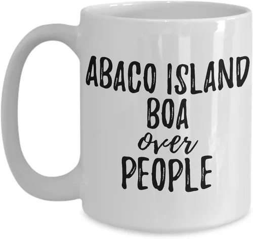 Abaco Island Boa Over People - Taza de regalo para amantes de los animales, mamá, papá, activista por los derechos de los derechos militantes, taza