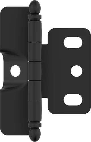 Vista 11 de Amerock PK3175TBBBZ Bisagra de gabinete Grosor de puerta de 3/4 pulg. (19 mm) Inserción completa Envoltura completa Punta de bola Dorado