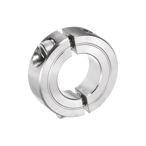 Vista 3 de uxcell Collar de eje con abrazadera de doble división para eje de 7/8", collar de sujeción de dos piezas, 1-5/8" OD, 1/2" ancho, abrazadera