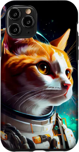Vista 27 de Tabby Space Cat Astronaut Cats Galaxy Travel Kitten Pet Fun Case for iPhone 16