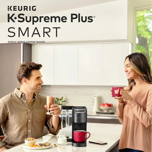 Vista 12 de Keurig K-Supreme Plus SMART - Cafetera de cápsulas K-Cup de una sola porción, tecnología BREWID y MultiStream, 78 onzas, color negro