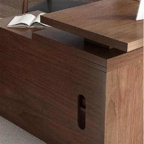 Vista 3 de Study Computer Desk Multifunctional Study Room Desk Home Office PC Desk Laptop Workstation with Bookshelf and Rotatable Locker Modern Luxury Study