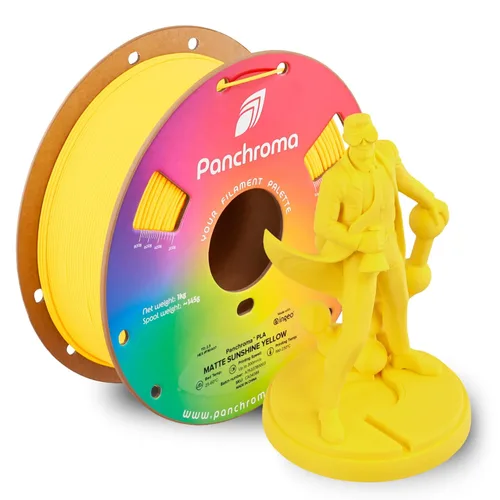 Vista 10 de Polymaker Panchroma - Filamento de ácido poliláctico mate, color negro carbón, 1/16 de pulgada (1.75 mm), 1 kg (2.2 libras), anteriormente Polyterra