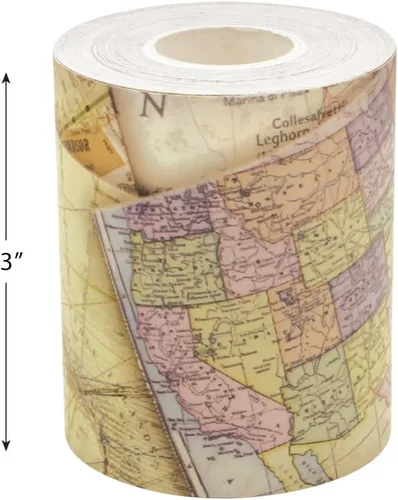 Vista 6 de Teacher Created Resources Travel The Map - Borde enrollado recto – 50 pies – Decora tablones de anuncios, paredes, escritorios, ventanas, puertas